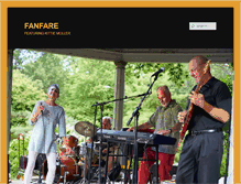 Tablet Screenshot of fanfareband.com